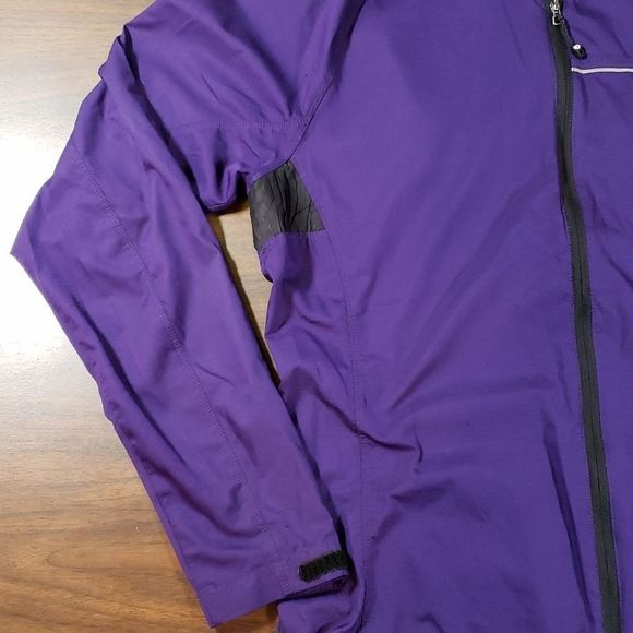 Pearl Izumi ELITE Barrier Jacket Purple Black Large Vented Large Back Pocket‎ - Picture 4 of 16